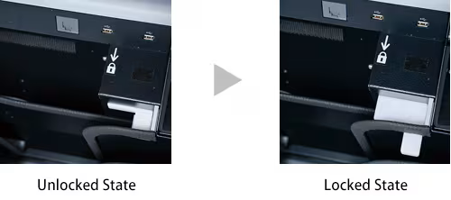 Anti-theft FPD lock function
