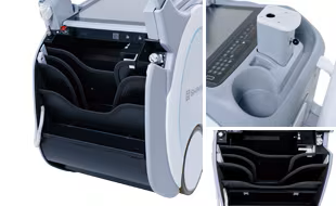 Convenient bin to carry with a large storage capacity